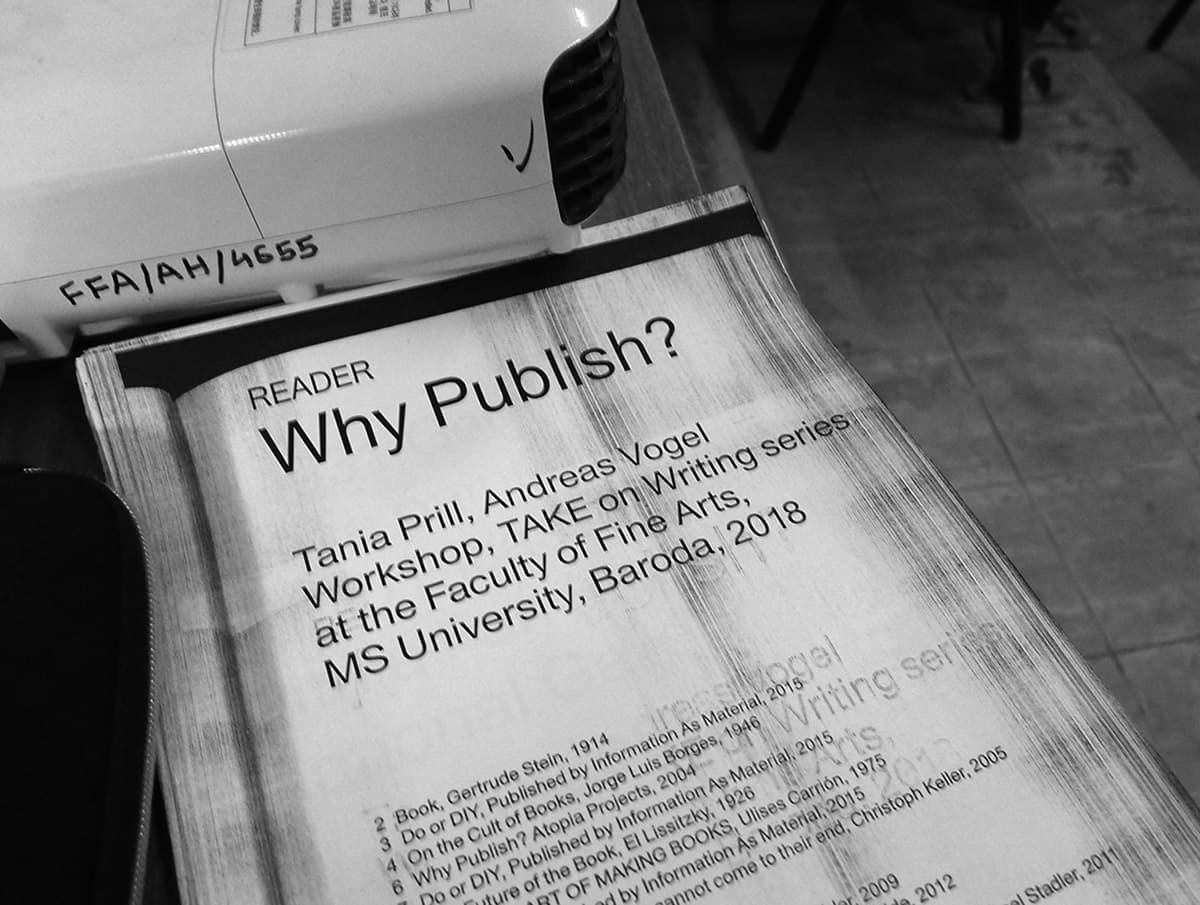Why Publish? We Publish!